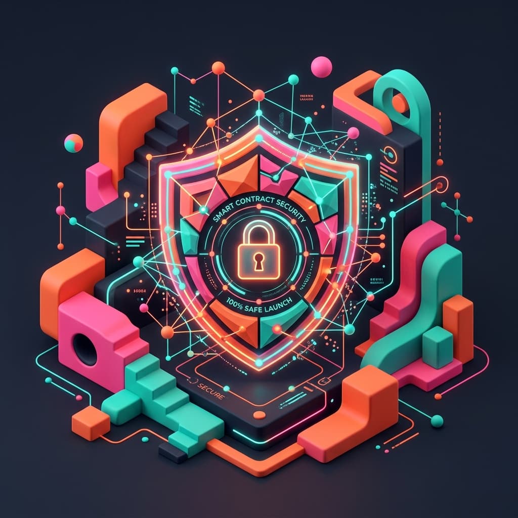Realistic 3D Smart Contract Security Shield